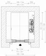 Center opening door